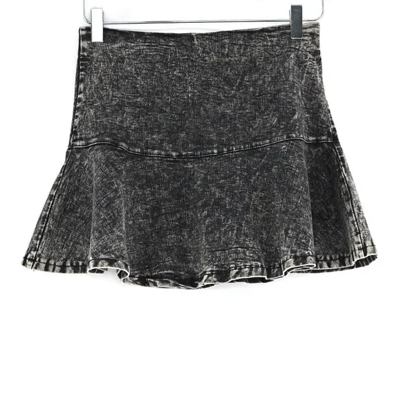 36 Point 5 Vintage Acid Washed Mini Skirt #RR12 - Picture 2 of 7